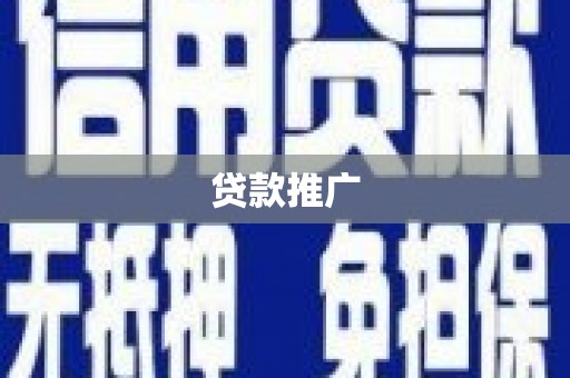 庆元贷款推广
