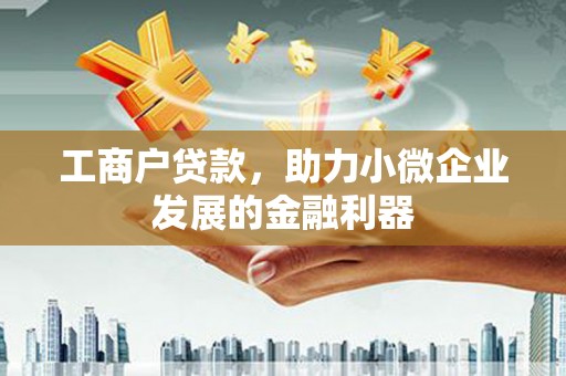 庆元工商户贷款,助力小微企业发展的金融利器 庆元工商户贷款,助力小微企业发展的金融利器