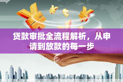 庆元贷款审批全流程解析，从申请到放款的每一步
