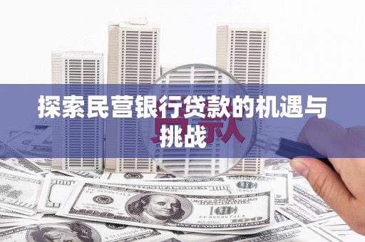 庆元探索民营银行贷款的机遇与挑战