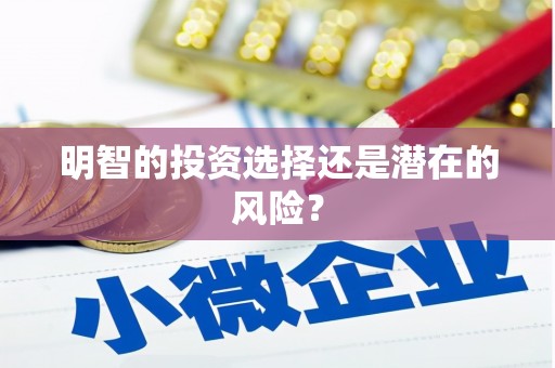 庆元明智的投资选择还是潜在的风险？