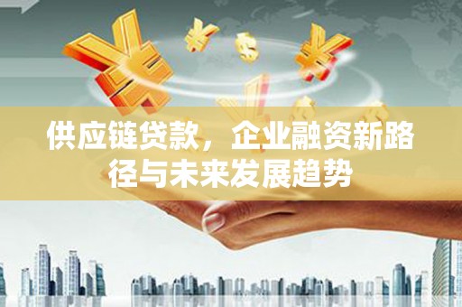 庆元供应链贷款，企业融资新路径与未来发展趋势