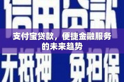 庆元支付宝贷款，便捷金融服务的未来趋势