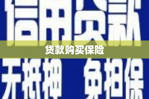 庆元贷款购买保险
