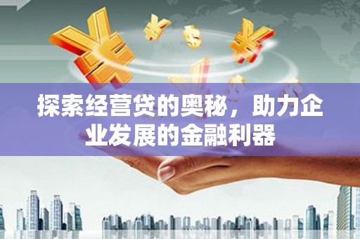 庆元探索经营贷的奥秘，助力企业发展的金融利器