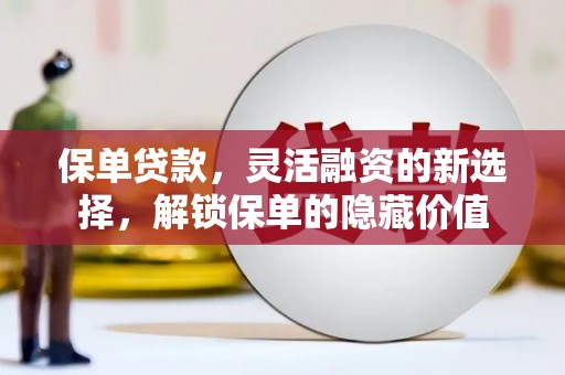 庆元保单贷款，灵活融资的新选择，解锁保单的隐藏价值