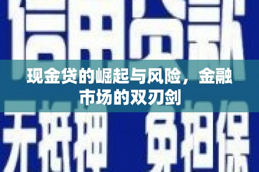 庆元现金贷的崛起与风险，金融市场的双刃剑