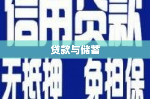 庆元贷款与储蓄