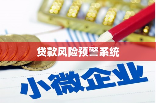 庆元贷款风险预警系统