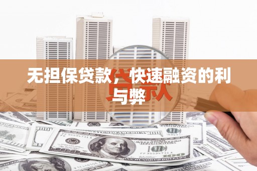 庆元无担保贷款，快速融资的利与弊