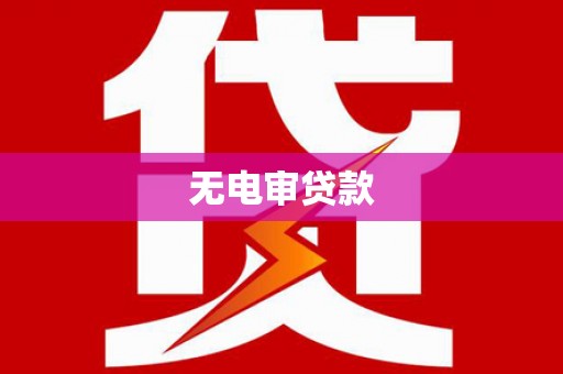 庆元无电审贷款