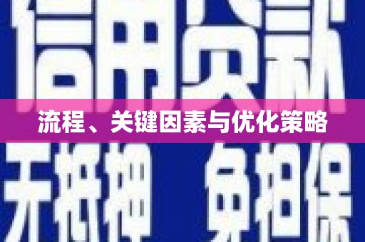 庆元流程、关键因素与优化策略