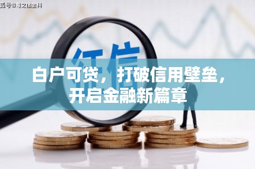 庆元白户可贷，打破信用壁垒，开启金融新篇章