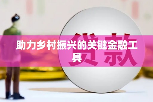 庆元助力乡村振兴的关键金融工具