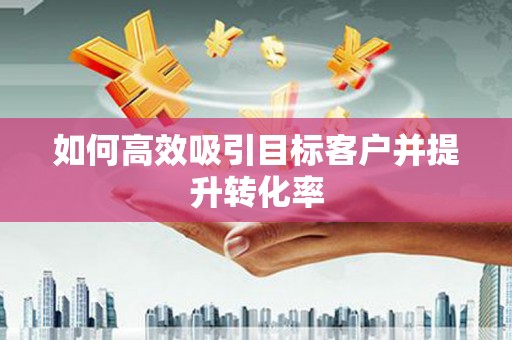 庆元如何高效吸引目标客户并提升转化率