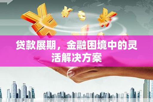 庆元贷款展期，金融困境中的灵活解决方案