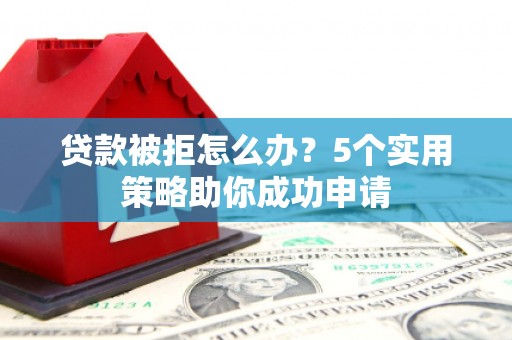 庆元贷款被拒怎么办？5个实用策略助你成功申请