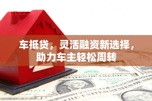 庆元车抵贷，灵活融资新选择，助力车主轻松周转