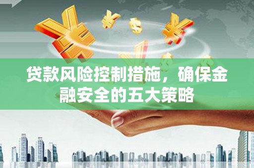 庆元贷款风险控制措施，确保金融安全的五大策略
