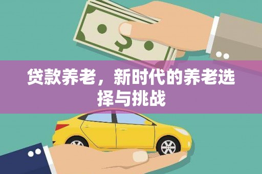 庆元贷款养老，新时代的养老选择与挑战