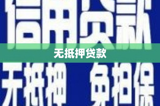 庆元无抵押贷款