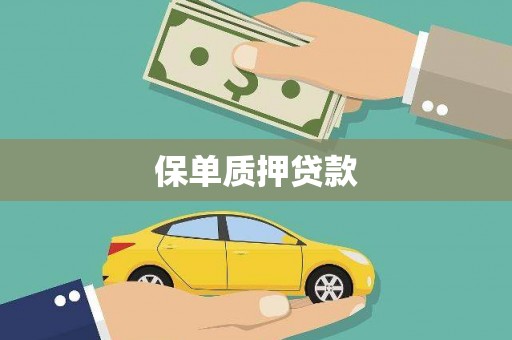 庆元保单质押贷款