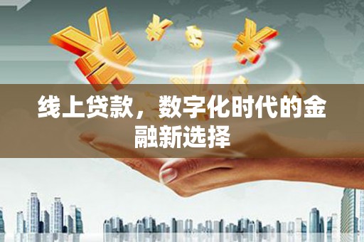 庆元线上贷款，数字化时代的金融新选择
