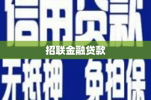 庆元招联金融贷款