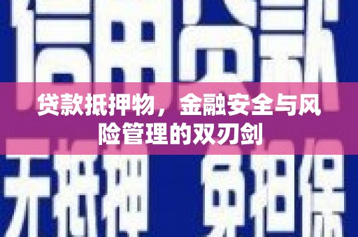 庆元贷款抵押物，金融安全与风险管理的双刃剑