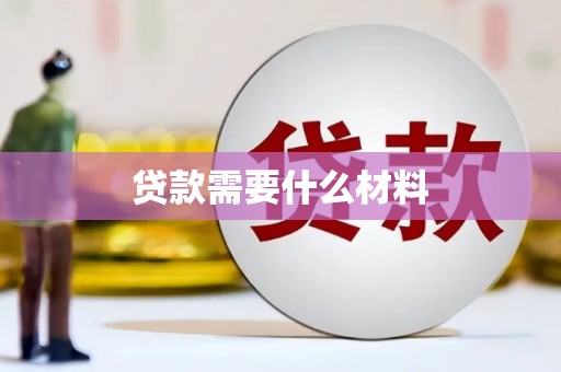 庆元贷款需要什么材料