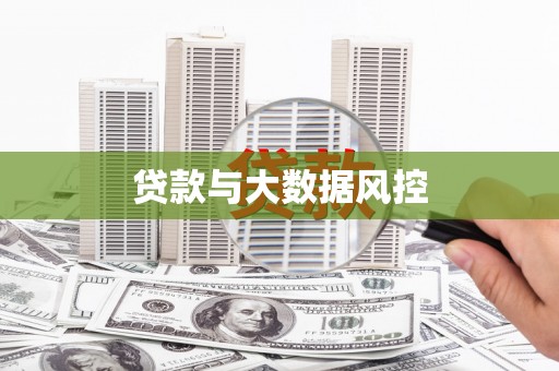 庆元贷款与大数据风控