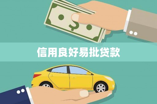 庆元信用良好易批贷款