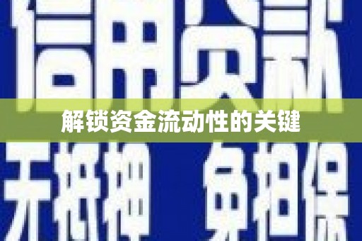 庆元解锁资金流动性的关键