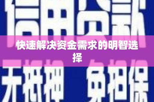 庆元快速解决资金需求的明智选择