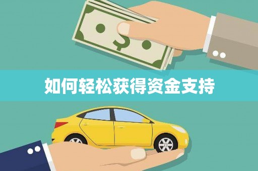 庆元如何轻松获得资金支持