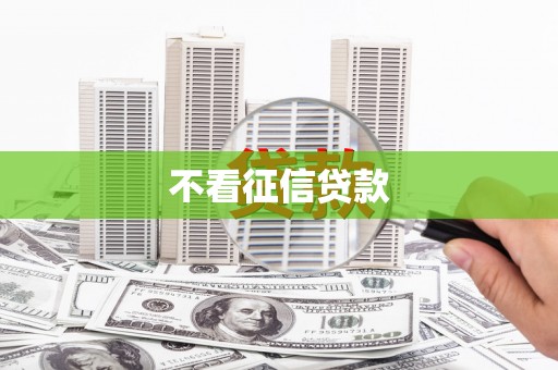 庆元不看征信贷款
